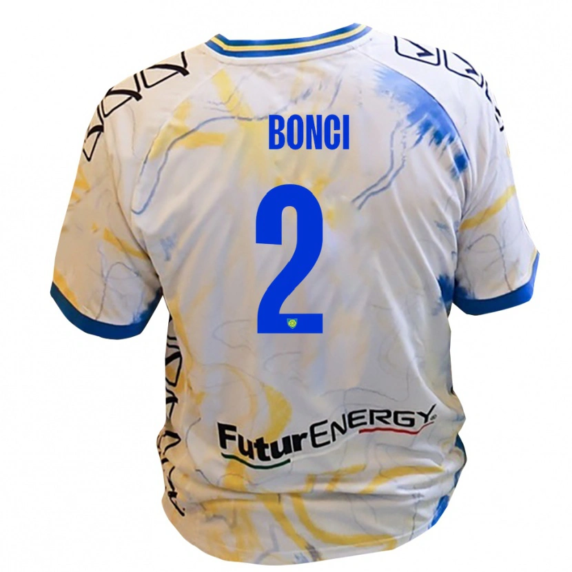 DanxenレディースAlberto Bonci#2白 黄 青アウェイシャツ2025/26ジャージーユニフォーム