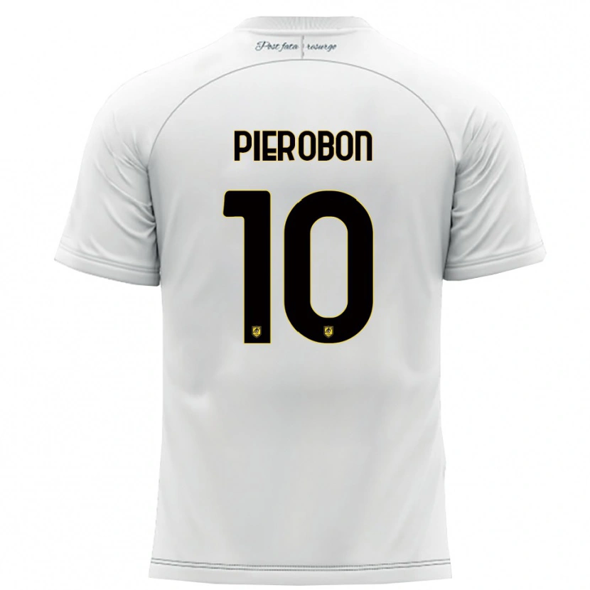 DanxenレディースChristian Pierobon#10白 黄アウェイシャツ2025/26ジャージーユニフォーム