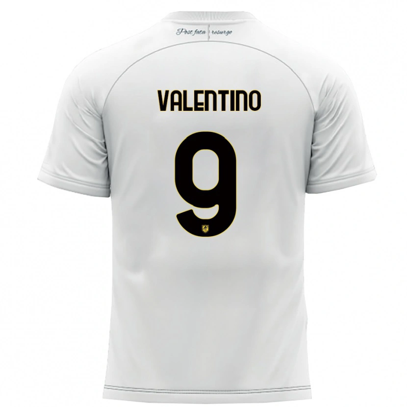 DanxenレディースAntonio Valentino#9白 黄アウェイシャツ2025/26ジャージーユニフォーム