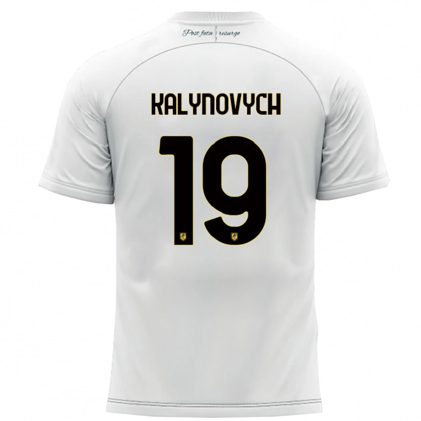 DanxenレディースIgor Kalynovych#19白 黄アウェイシャツ2025/26ジャージーユニフォーム