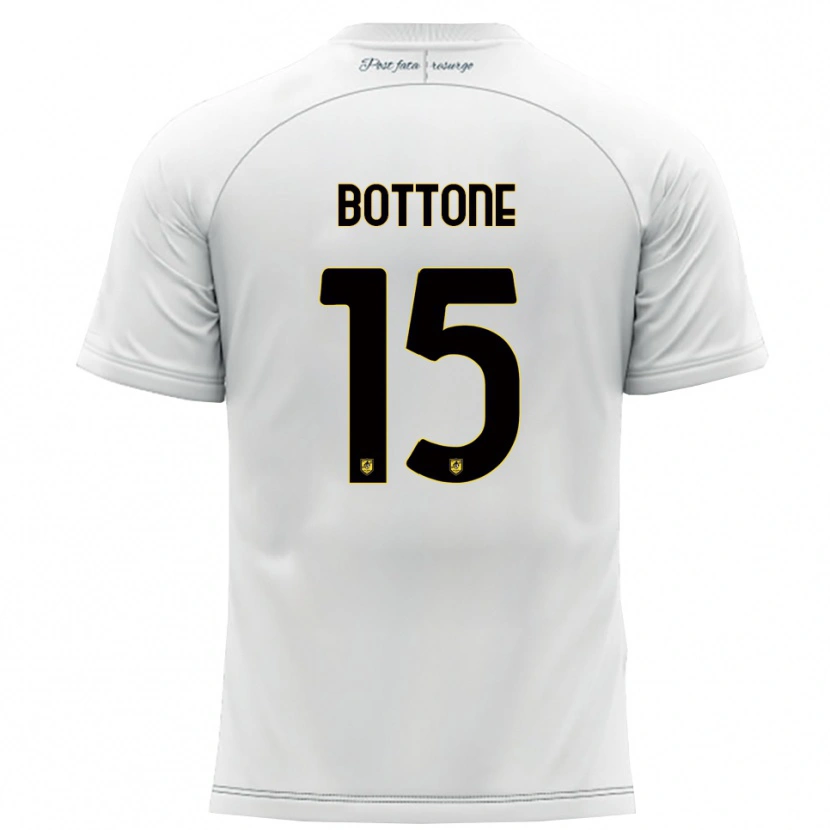 DanxenレディースSalvatore Bottone#15白 黄アウェイシャツ2025/26ジャージーユニフォーム