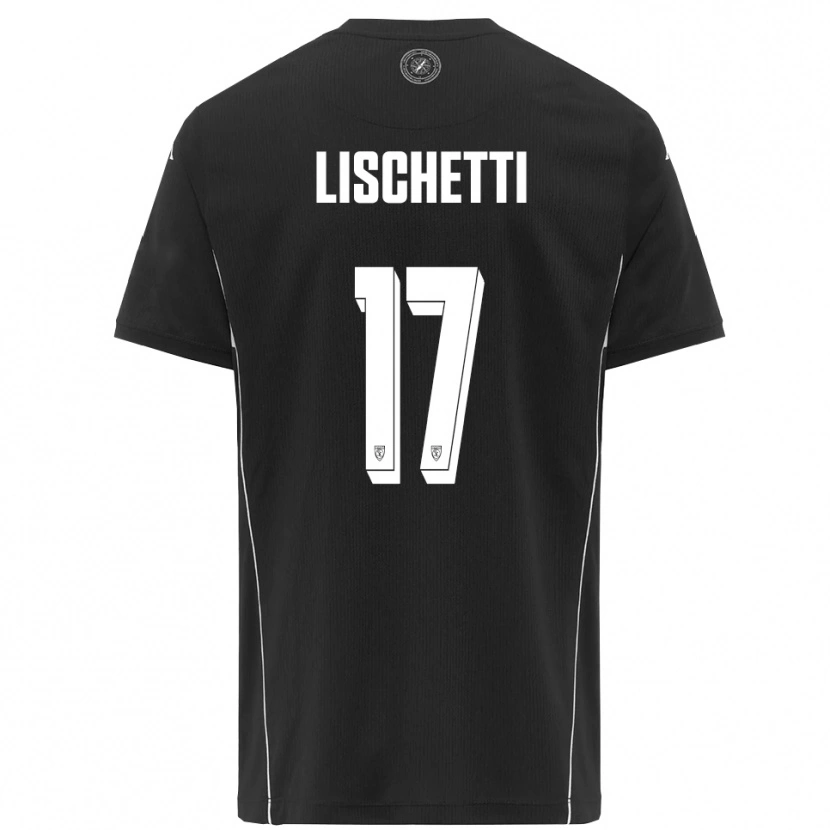 DanxenレディースLorenzo Lischetti#17黒と白アウェイシャツ2025/26ジャージーユニフォーム