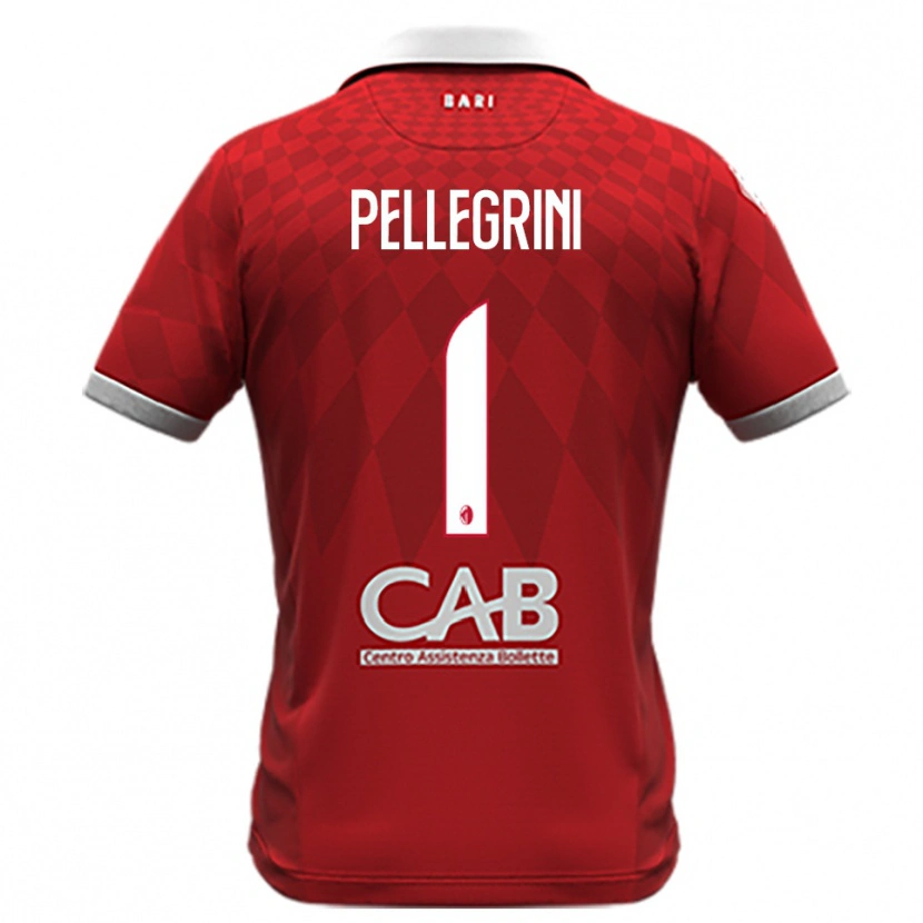 DanxenレディースLuigi Pellegrini#1赤と白アウェイシャツ2025/26ジャージーユニフォーム