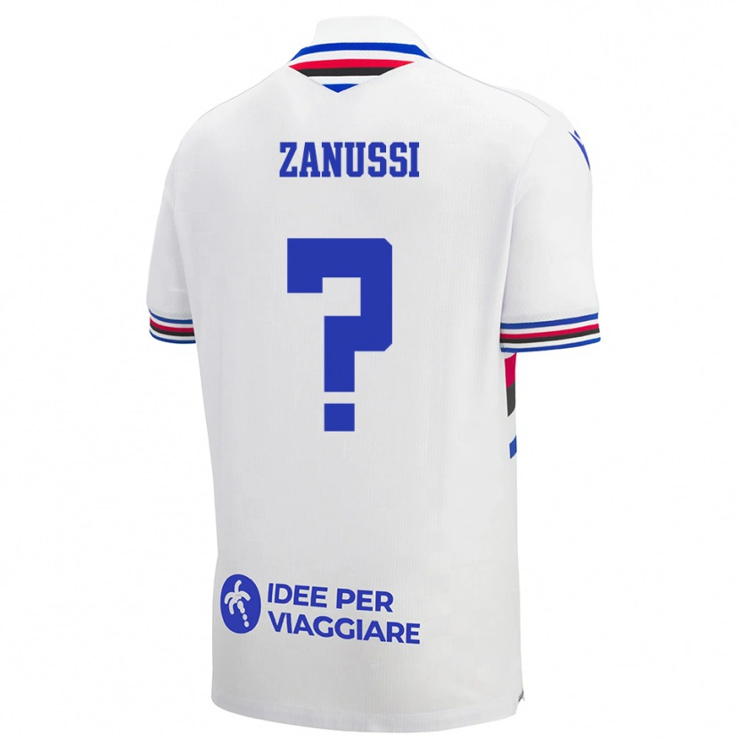 DanxenレディースHashley Zanussi#0白、青、赤アウェイシャツ2025/26ジャージーユニフォーム
