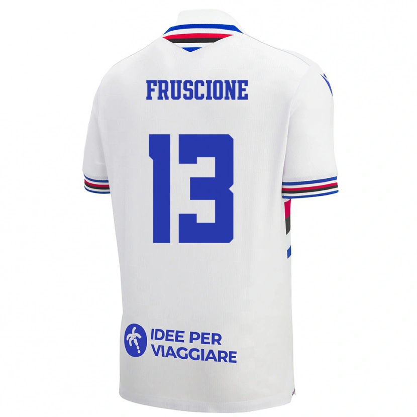DanxenレディースHubert Fruscione#13白、青、赤アウェイシャツ2025/26ジャージーユニフォーム