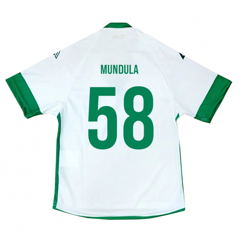 DanxenレディースCiro Mundula#58白、緑、青アウェイシャツ2025/26ジャージーユニフォーム