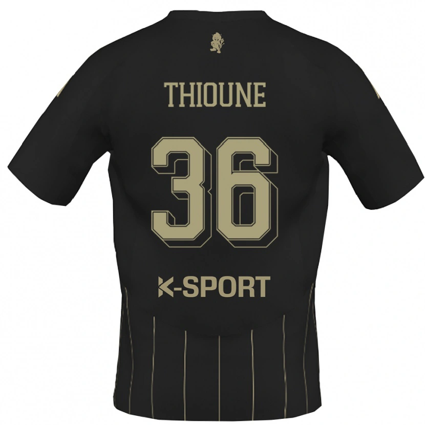 DanxenレディースAlioune Thioune#36グレー 白アウェイシャツ2025/26ジャージーユニフォーム