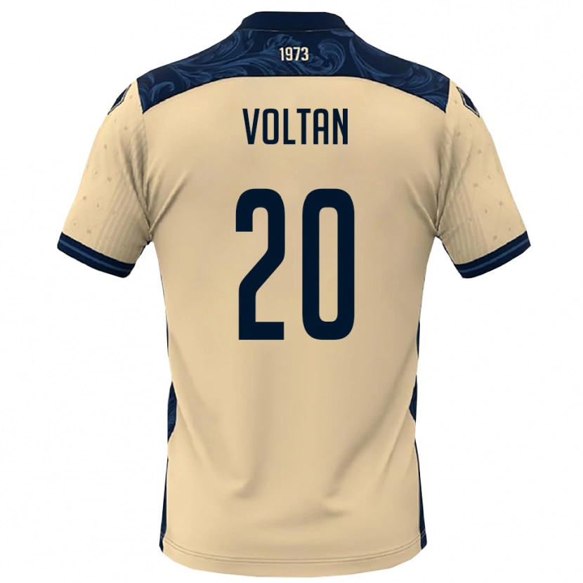 DanxenレディースDavide Voltan#20白と紺アウェイシャツ2025/26ジャージーユニフォーム