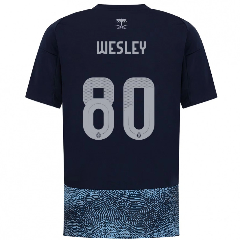 DanxenレディースWesley#80紺と水色アウェイシャツ2025/26ジャージーユニフォーム