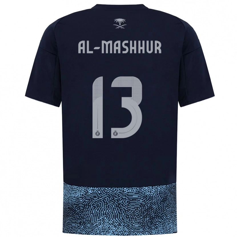 DanxenレディースFawaz Al-Mashhur#13紺と水色アウェイシャツ2025/26ジャージーユニフォーム