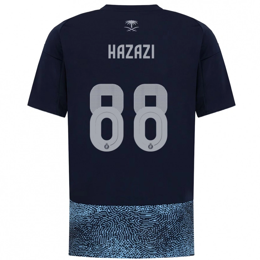 DanxenレディースBassam Hazzazi#88紺と水色アウェイシャツ2025/26ジャージーユニフォーム