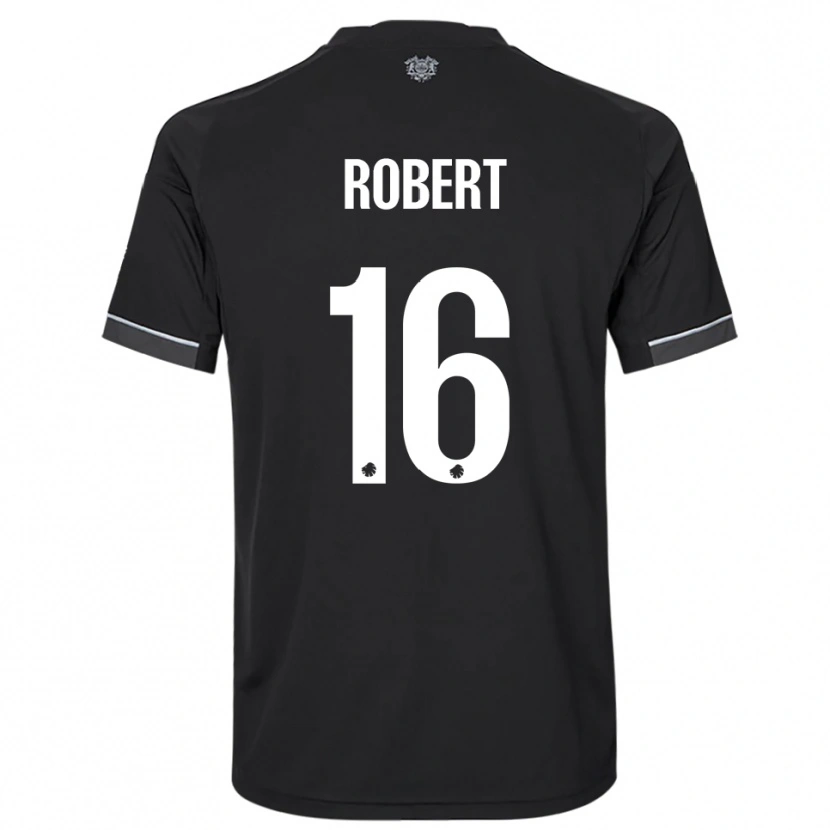 DanxenレディースRobert#16黒と白アウェイシャツ2025/26ジャージーユニフォーム