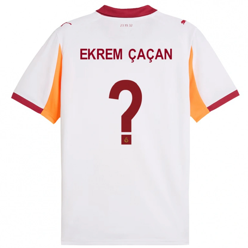DanxenレディースYağız Ekrem Çaçan#0白と赤アウェイシャツ2025/26ジャージーユニフォーム