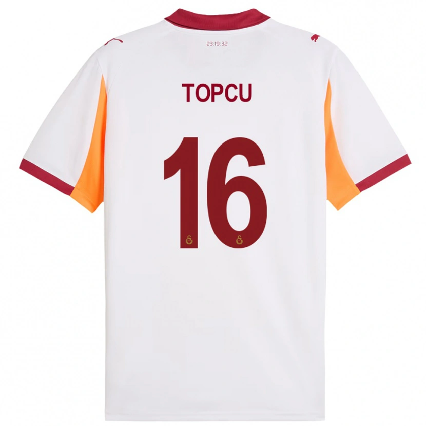 DanxenレディースEbru Topçu#16白と赤アウェイシャツ2025/26ジャージーユニフォーム