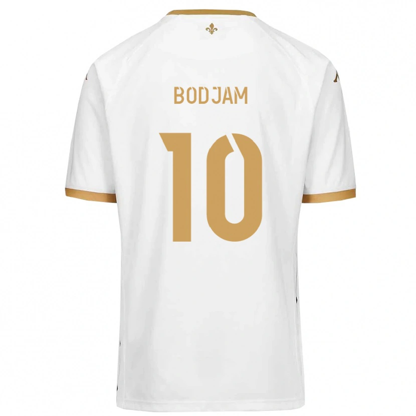 DanxenレディースDabana Bodjam#10白 金アウェイシャツ2025/26ジャージーユニフォーム