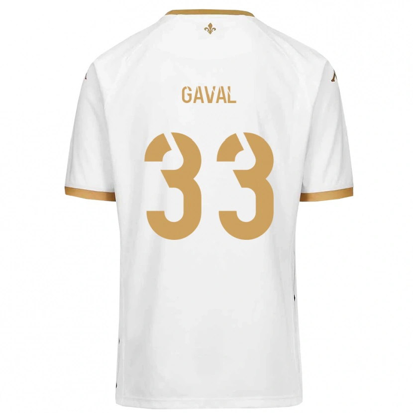 DanxenレディースAimé Gaval#33白 金アウェイシャツ2025/26ジャージーユニフォーム