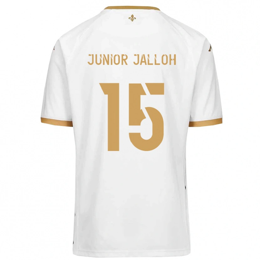 DanxenレディースAbubakar Junior Jalloh#15白 金アウェイシャツ2025/26ジャージーユニフォーム