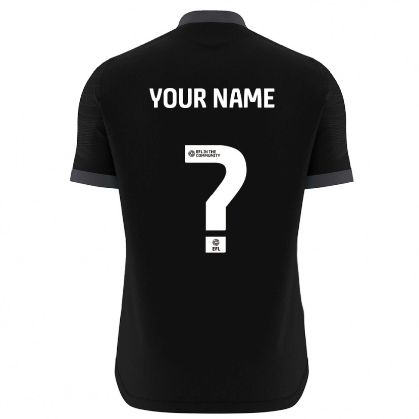 Danxenキッズブリストル・ローヴァーズFCブラックホワイトゴールキーパー シャツ2025/26ジャージーユニフォーム