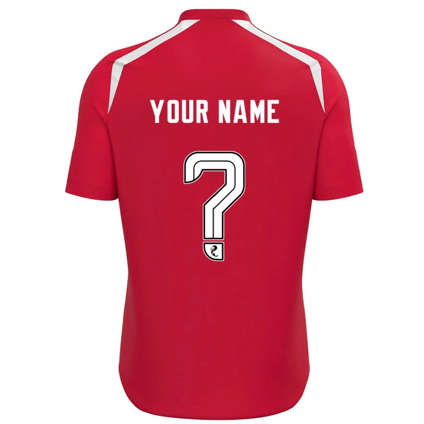 Danxenキッズセント・ジョンストンFCレッドホワイトゴールキーパー シャツ2025/26ジャージーユニフォーム