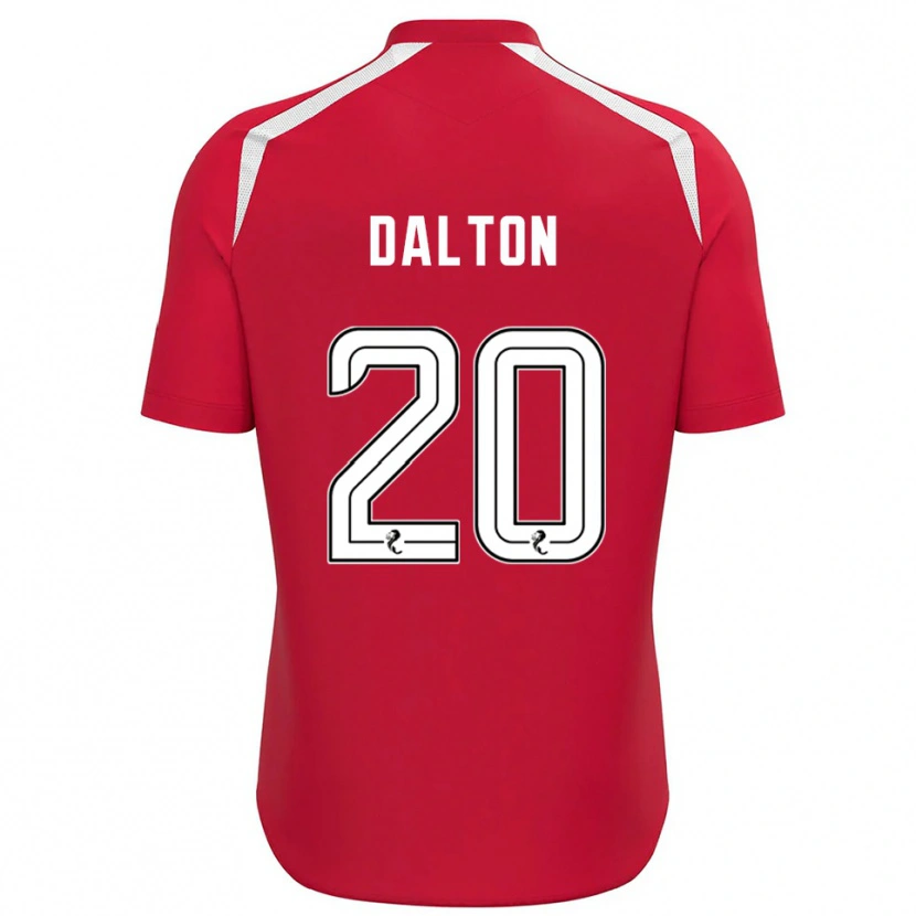 DanxenキッズSean Dalton#20レッドホワイトゴールキーパー シャツ2025/26ジャージーユニフォーム