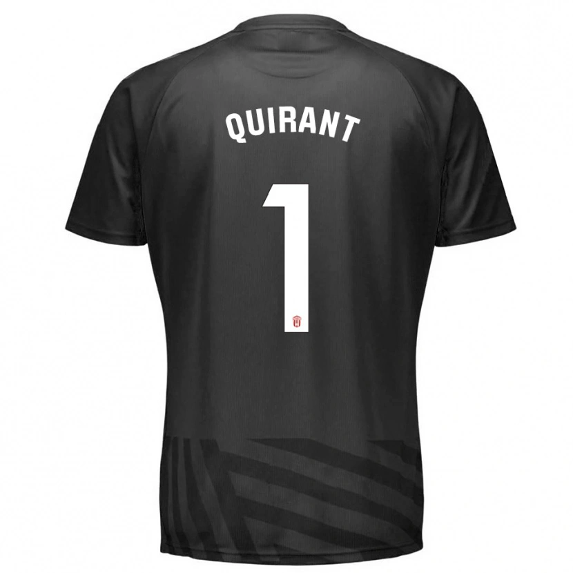 DanxenキッズLuismi Quirant#1グレーブラックゴールキーパー シャツ2025/26ジャージーユニフォーム