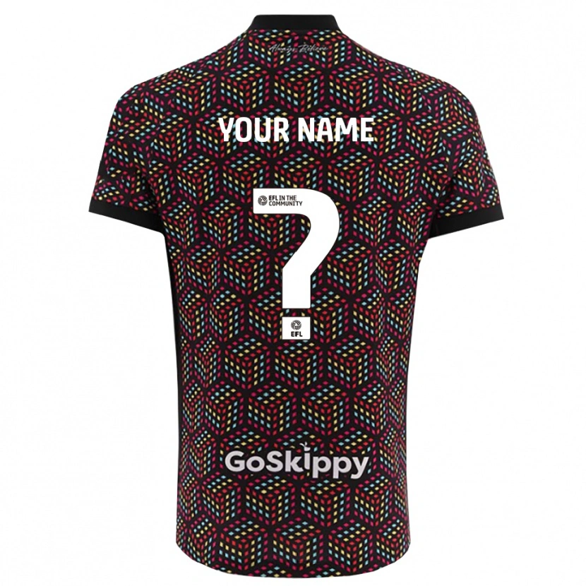 Danxenキッズブリストル・シティFCブラック ホワイトゴールキーパー シャツ2025/26ジャージーユニフォーム