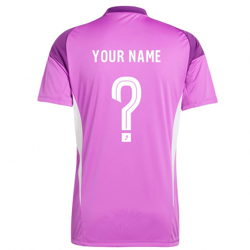 Danxenキッズオリンピック・リヨンラベンダーゴールキーパー シャツ2025/26ジャージーユニフォーム