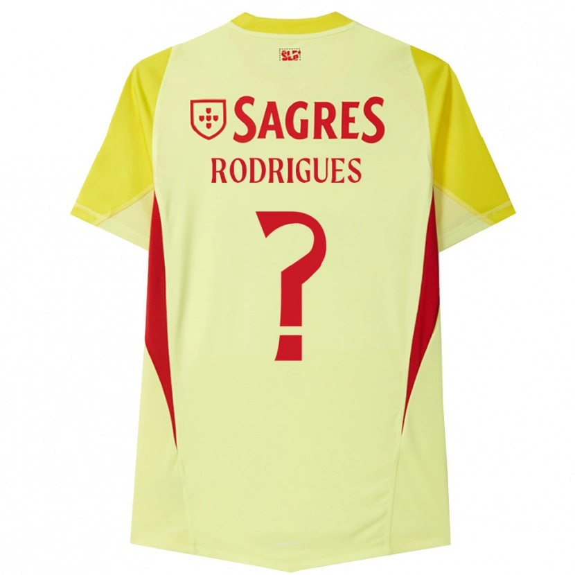 DanxenキッズMiguel Rodrigues#0黄色 赤ゴールキーパー シャツ2025/26ジャージーユニフォーム