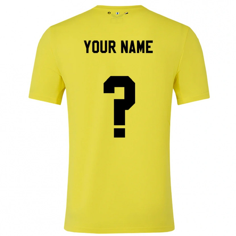 DanxenキッズFCユトレヒト黄色 黒ゴールキーパー シャツ2025/26ジャージーユニフォーム