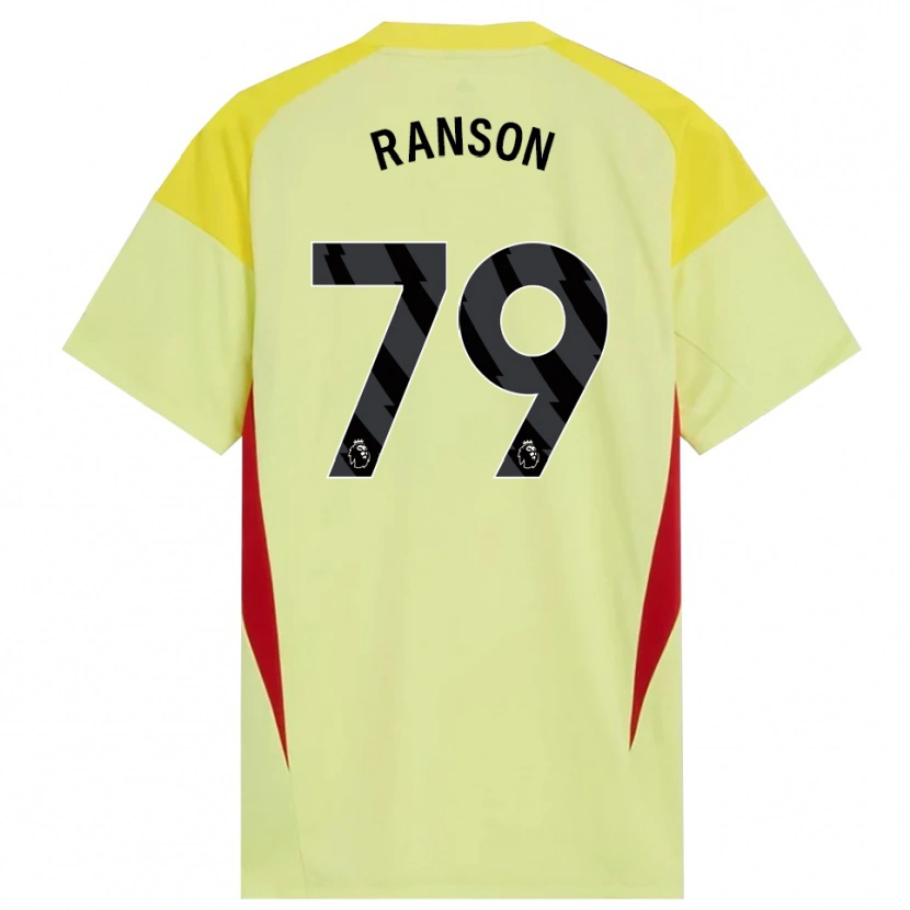 DanxenキッズKhari Ranson#79黄色 赤 黒ゴールキーパー シャツ2025/26ジャージーユニフォーム