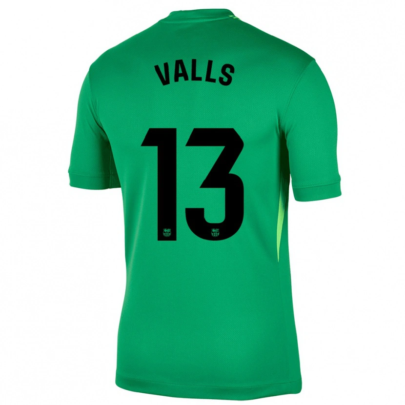 DanxenキッズGerard Valls#13グリーンブラックゴールキーパー シャツ2025/26ジャージーユニフォーム