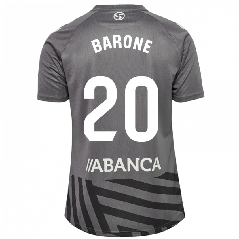DanxenキッズCaio Barone#20ダークグレーブラックゴールキーパー シャツ2025/26ジャージーユニフォーム