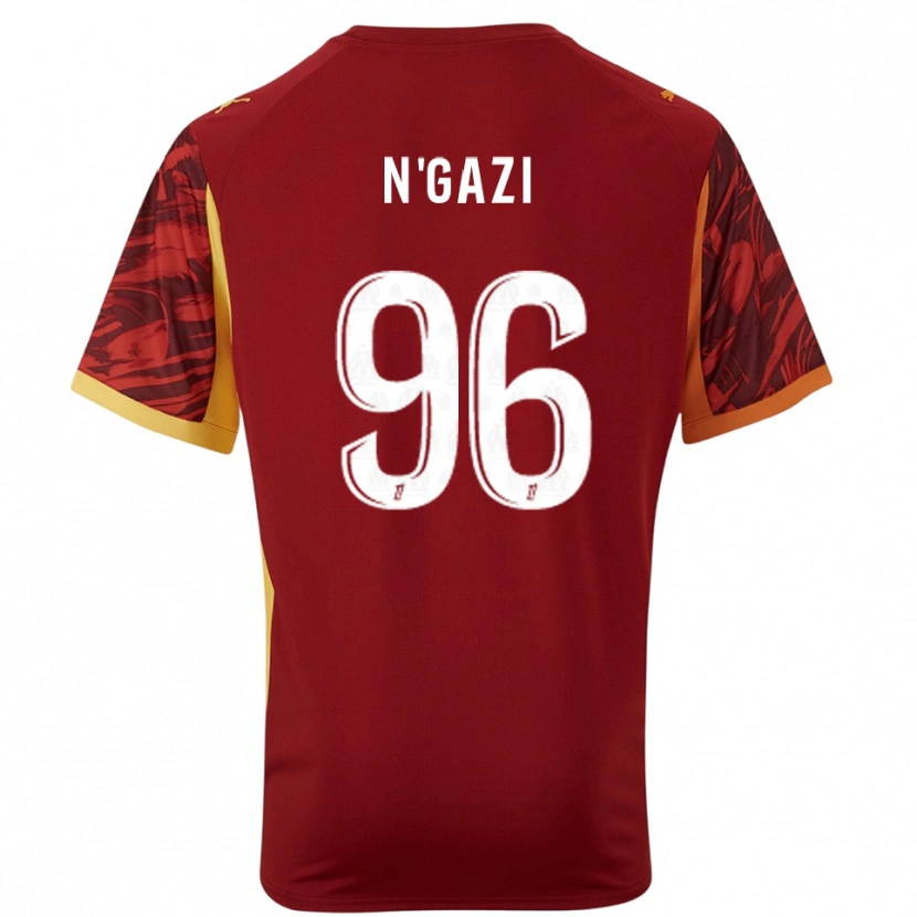 DanxenキッズChloé N'gazi#96バーガンディブラウンゴールキーパー シャツ2025/26ジャージーユニフォーム