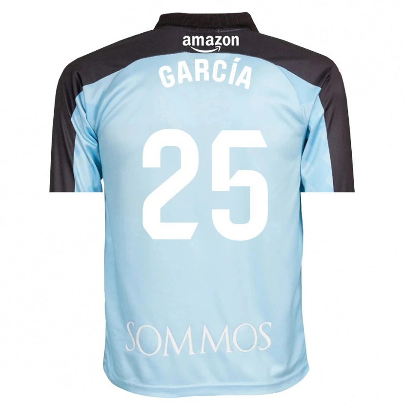DanxenキッズJaime García#25ライトブルーブラックゴールキーパー シャツ2025/26ジャージーユニフォーム