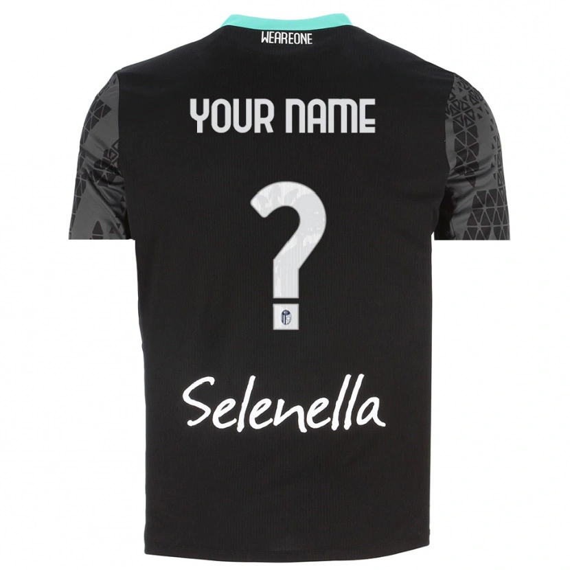 DanxenキッズボローニャFC灰色黒白ゴールキーパー シャツ2025/26ジャージーユニフォーム