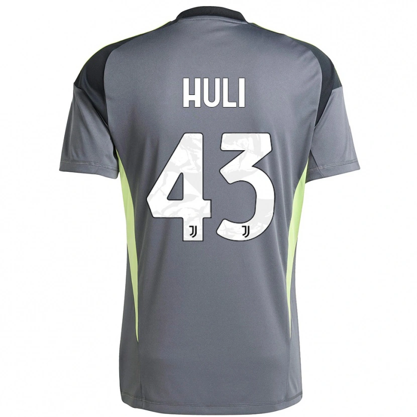 DanxenキッズRaffaele Huli#43ダークグレー白ゴールキーパー シャツ2025/26ジャージーユニフォーム