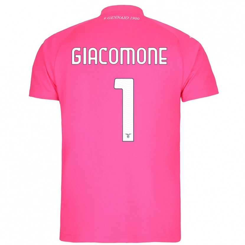 DanxenキッズGiacomo Giacomone#1ディープピンクゴールキーパー シャツ2025/26ジャージーユニフォーム