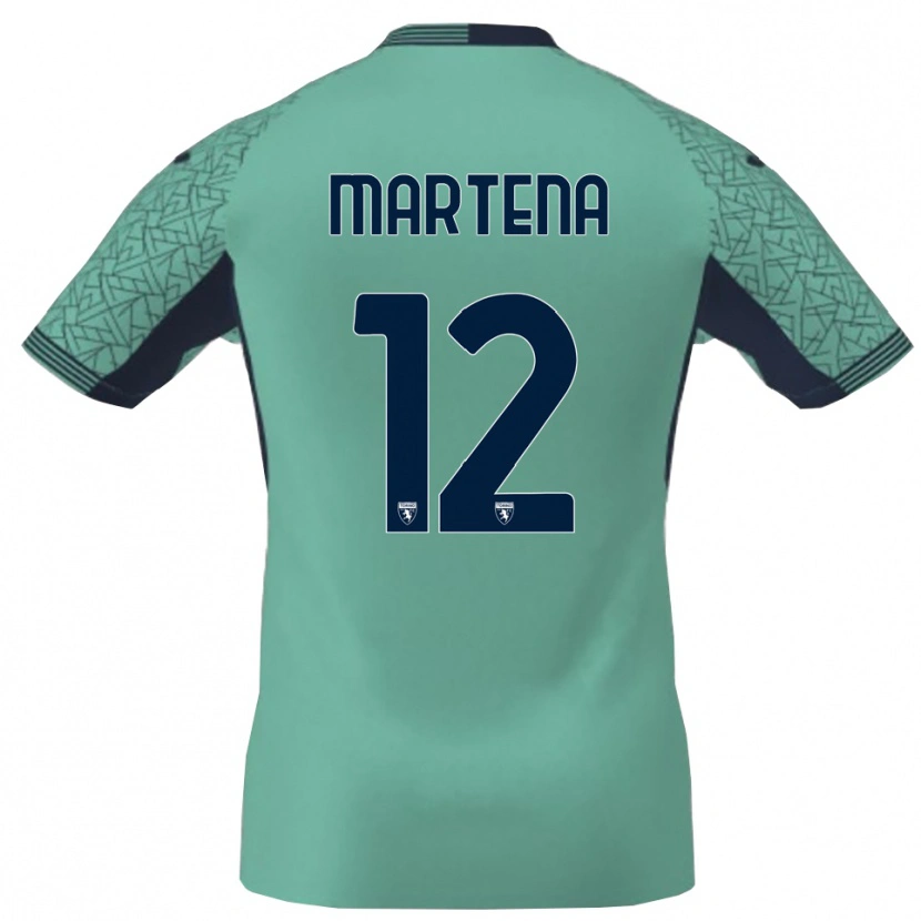 DanxenキッズGabriele Martena#12ブルーラグーンゴールキーパー シャツ2025/26ジャージーユニフォーム