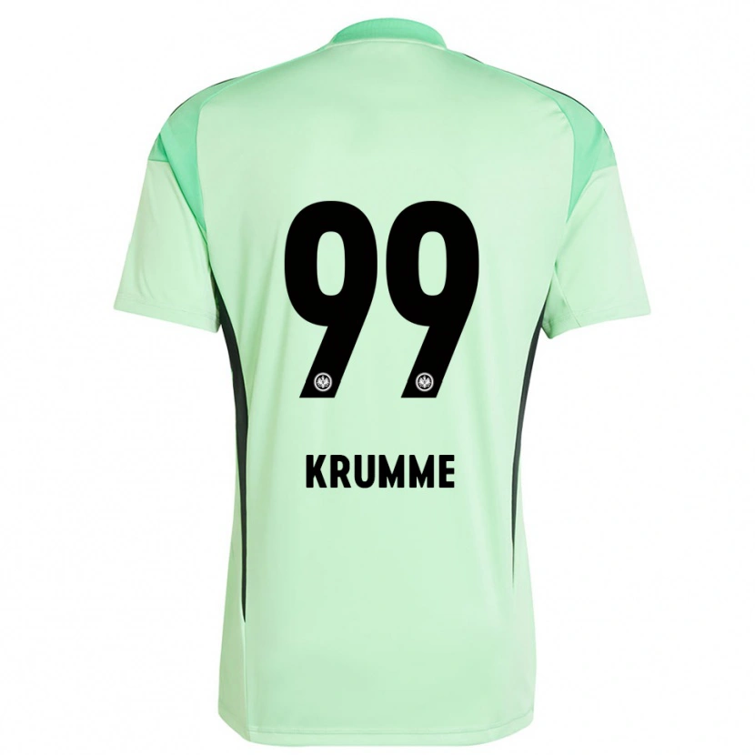 DanxenキッズJanne Krumme#99ライトグリーン黒ゴールキーパー シャツ2025/26ジャージーユニフォーム
