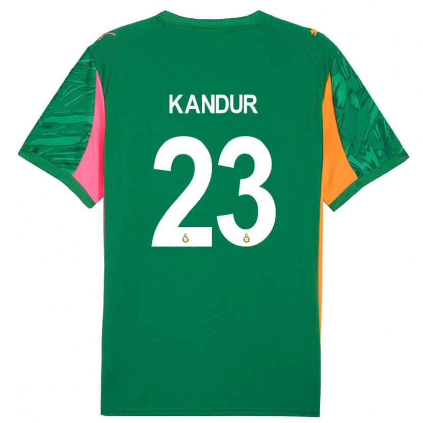DanxenキッズMüge Kandur#23グリーンオレンジピンクゴールキーパー シャツ2025/26ジャージーユニフォーム