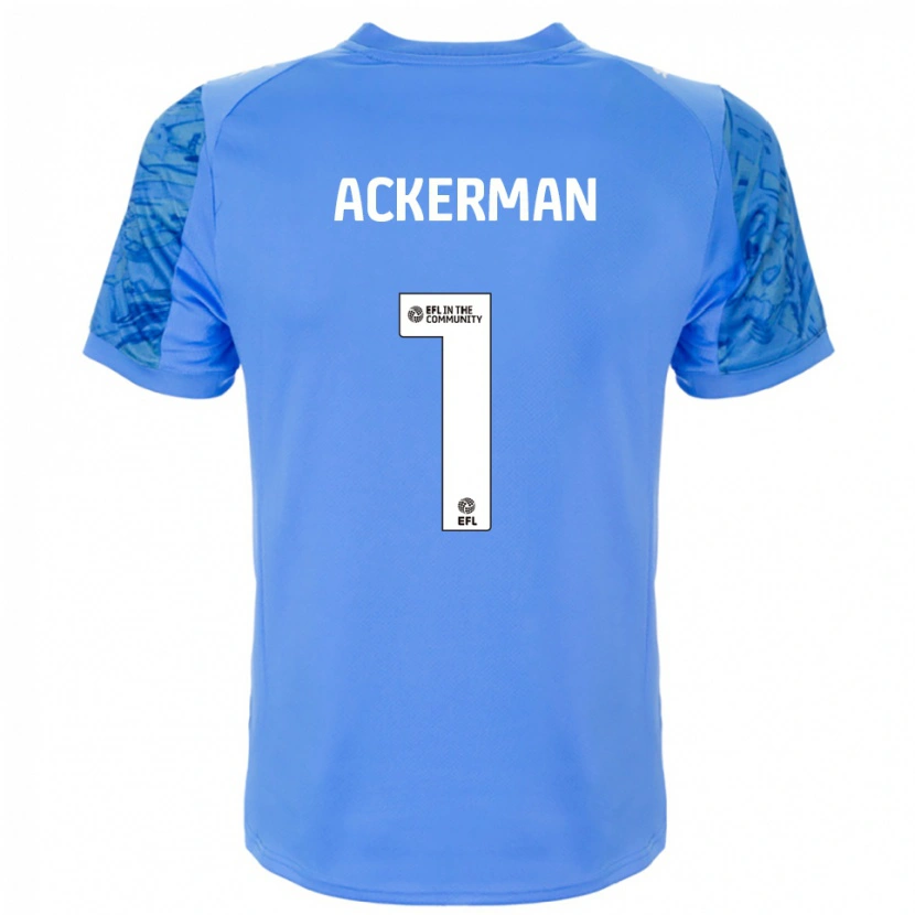 DanxenキッズEmily Ackerman#1ドジャーブルーゴールキーパー シャツ2025/26ジャージーユニフォーム