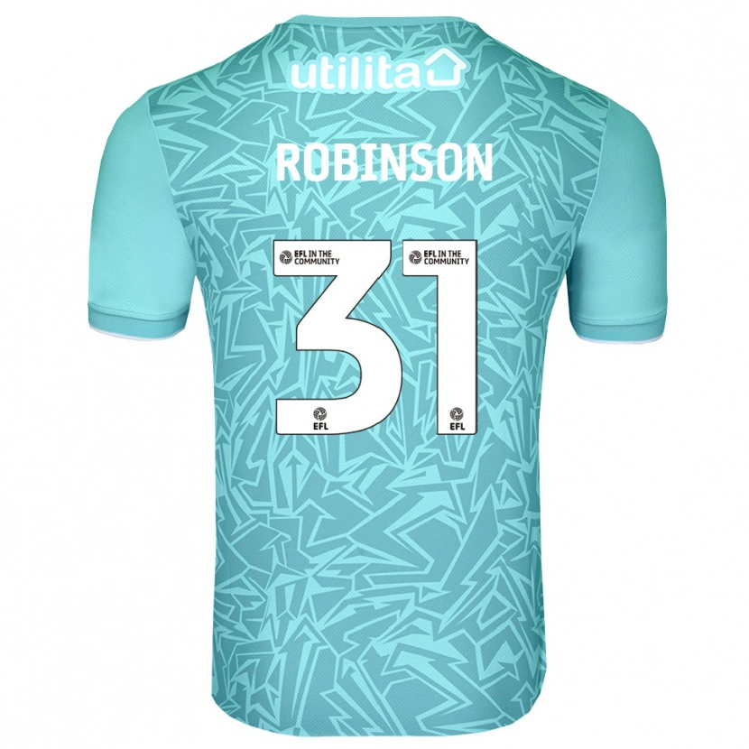 DanxenキッズLeah Robinson#31ライトブルーゴールキーパー シャツ2025/26ジャージーユニフォーム
