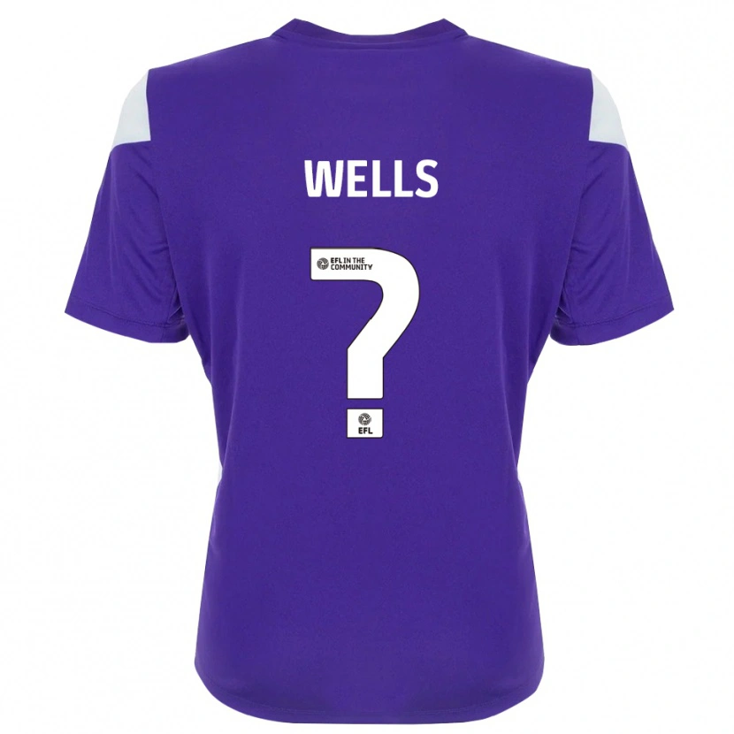 DanxenキッズLiv Wells#0パープルホワイトゴールキーパー シャツ2025/26ジャージーユニフォーム