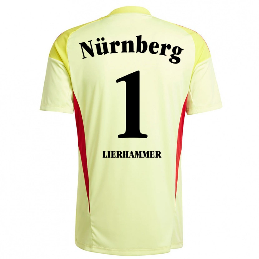 DanxenキッズTim Lierhammer#1イエローブラックゴールキーパー シャツ2025/26ジャージーユニフォーム