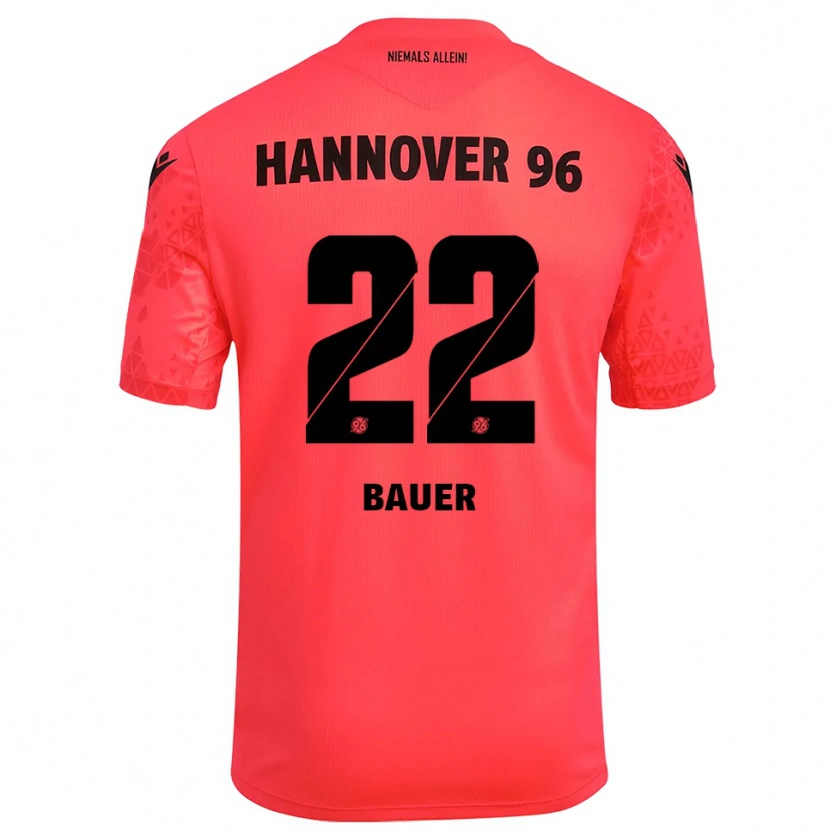 DanxenキッズElias Bauer#22レッドブラックゴールキーパー シャツ2025/26ジャージーユニフォーム