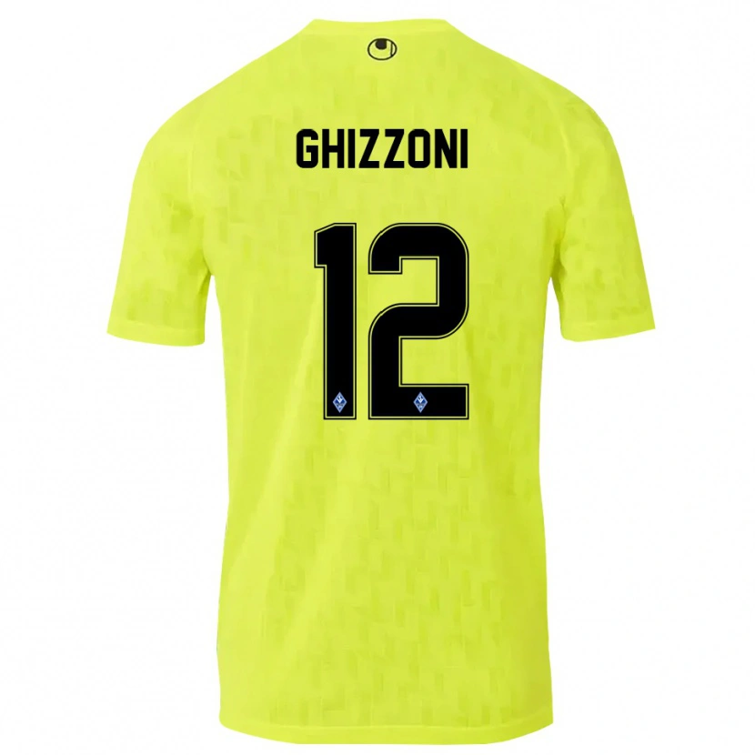 DanxenキッズXanjo Ghizzoni#12イエローブラックゴールキーパー シャツ2025/26ジャージーユニフォーム
