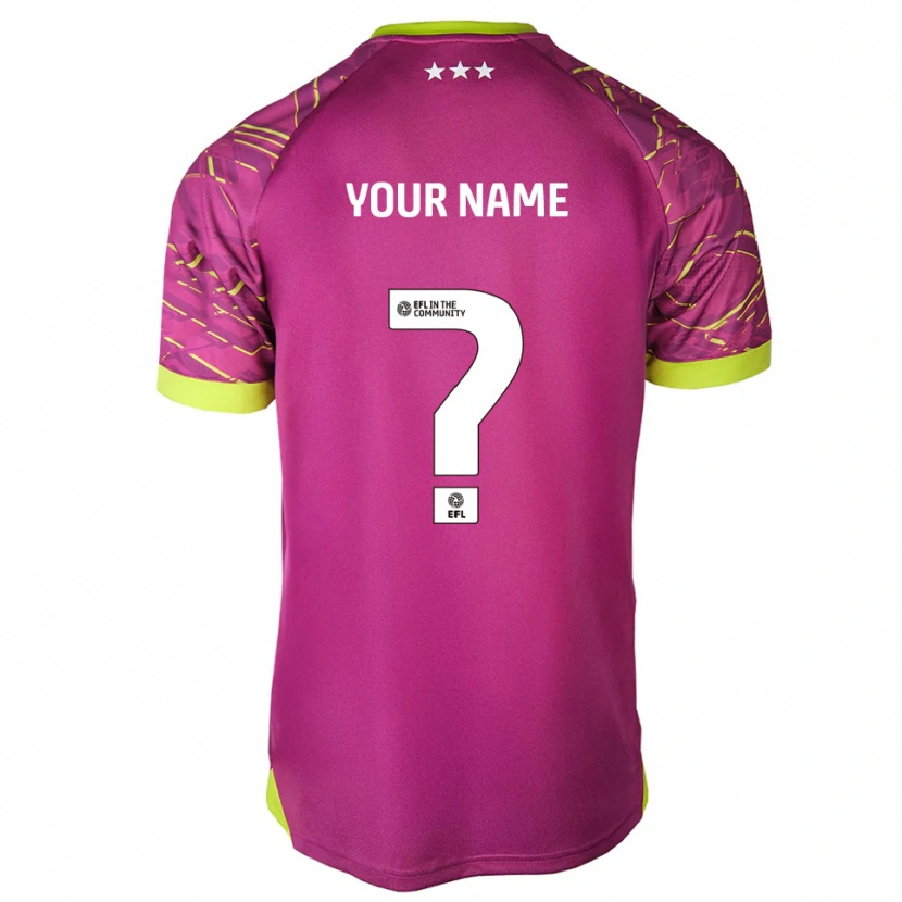 Danxenキッズイプスウィッチ・タウンFCミディアムバイオレットレッドゴールキーパー シャツ2025/26ジャージーユニフォーム