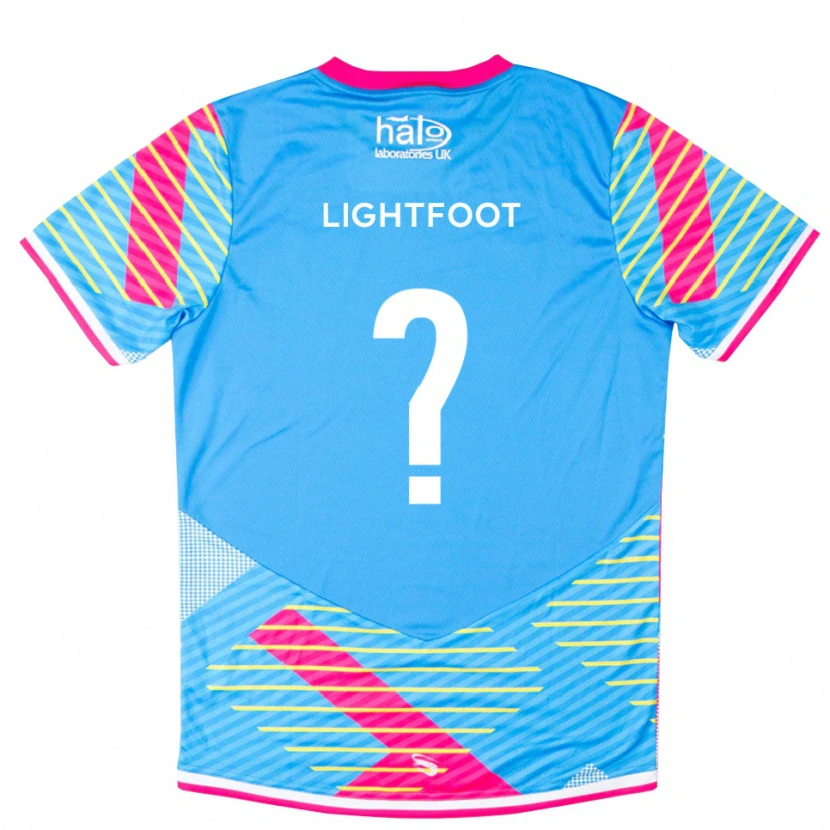 DanxenキッズErin Lightfoot#0スカイブルー ピンクゴールキーパー シャツ2025/26ジャージーユニフォーム