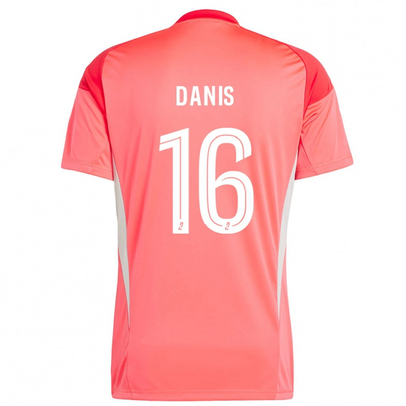 DanxenキッズAdrien Danis#16ライトオレンジゴールキーパー シャツ2025/26ジャージーユニフォーム