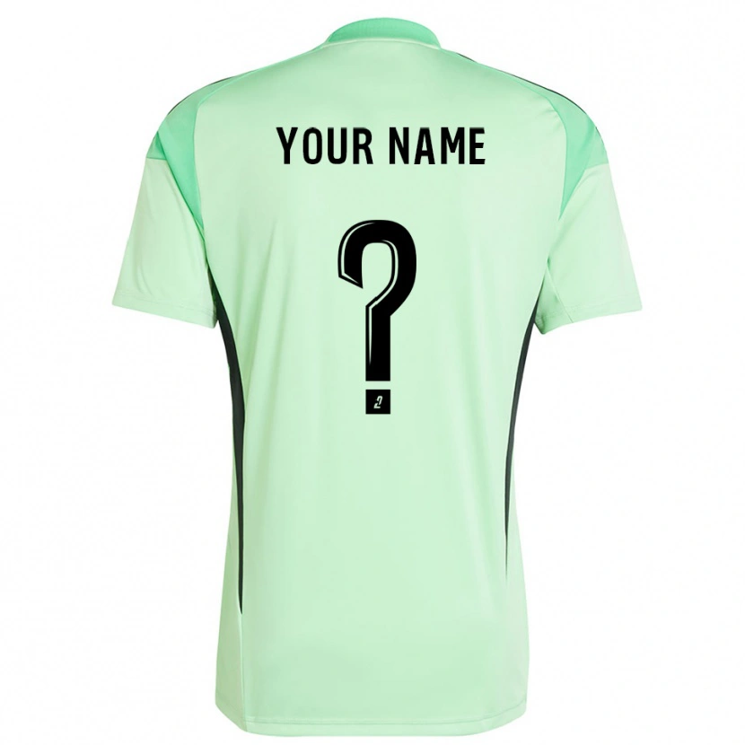 DanxenキッズFCアヌシーライトグリーン ブラックゴールキーパー シャツ2025/26ジャージーユニフォーム